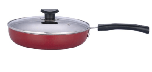 Vinod Zest Inducto Non Stick Kadhai with Glass Lid - 2.8 litre, 24cm | 3mm Extra Thick | 3 Layer Coating | Swiss Quality | Metal Spoon Friendly | Induction Base | 1 Year Warranty - Image 2